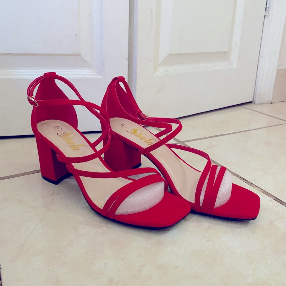 Heels sandals 👠 #shein size 8